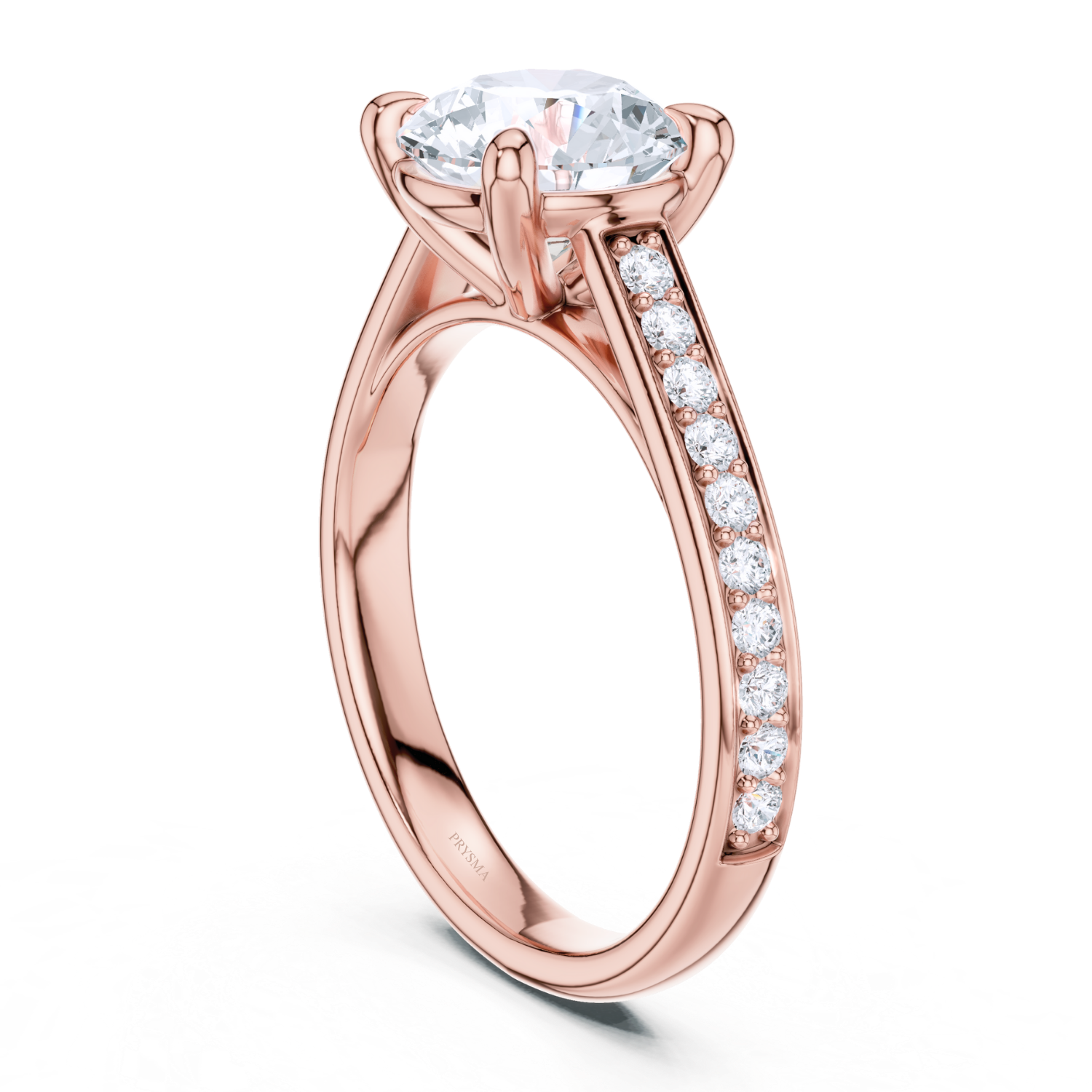Pave-Set Diamond Ring