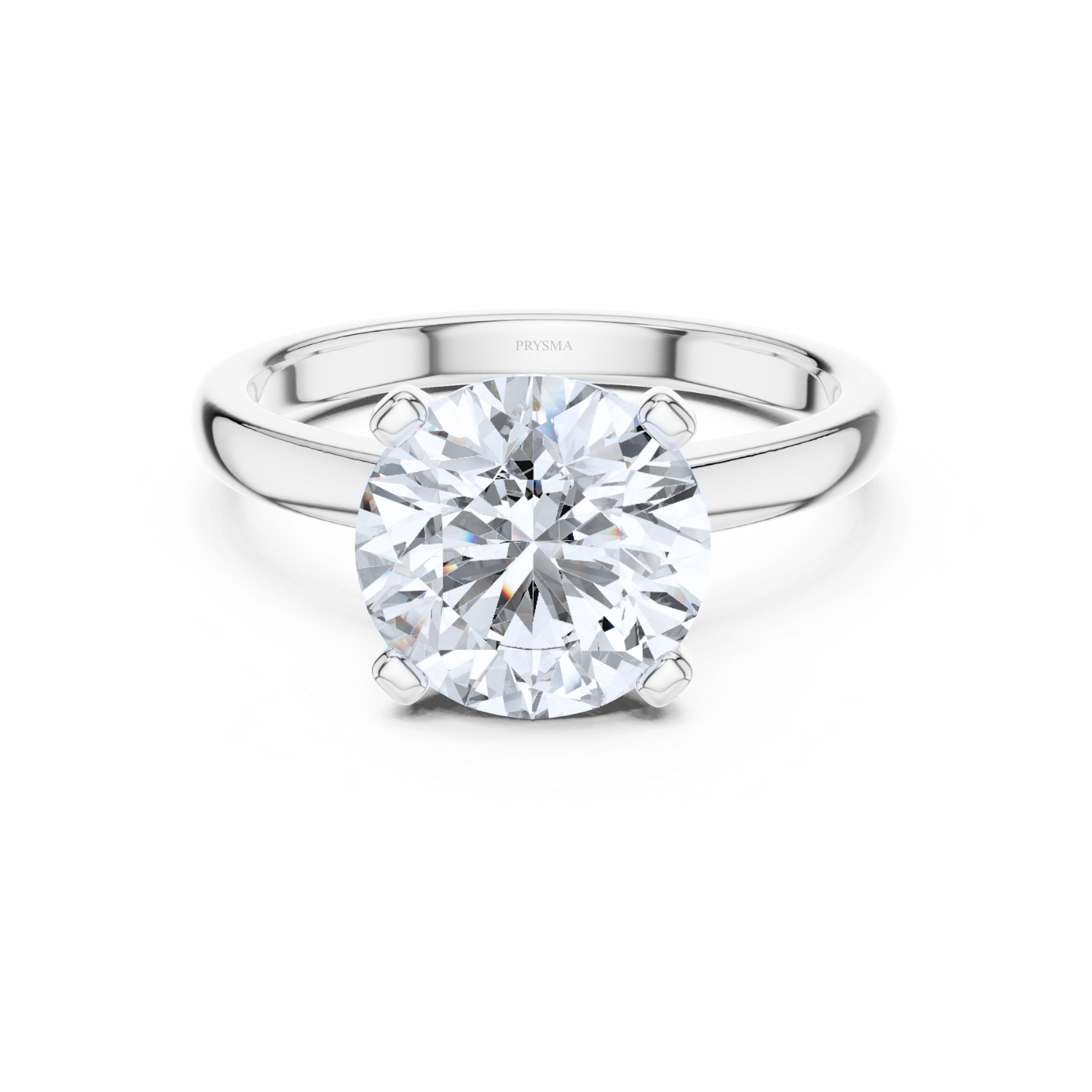 Aurora Solitaire Round Diamond Ring