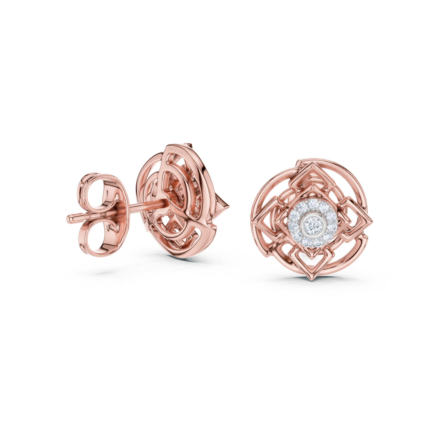 Elestial Harmony Diamond Earrings