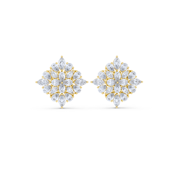 Majestic Marquise Floral Studs