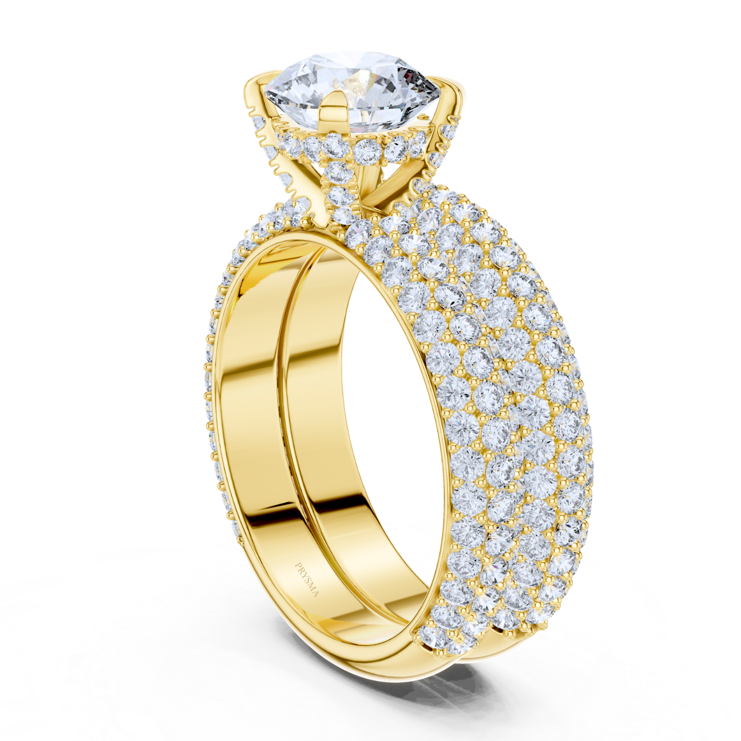 Round Center Stone 4 Prong Diamond