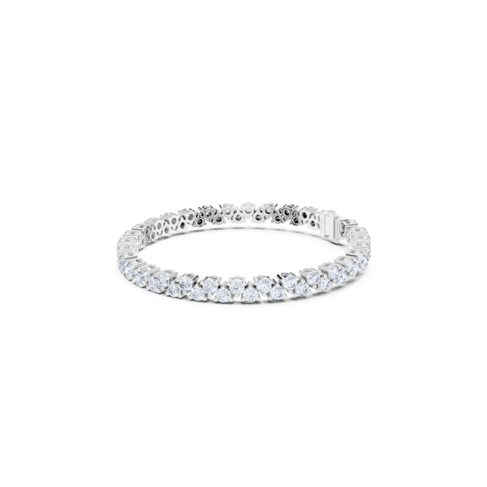 Aurora Dual-Row Diamond Tennis Bracelet