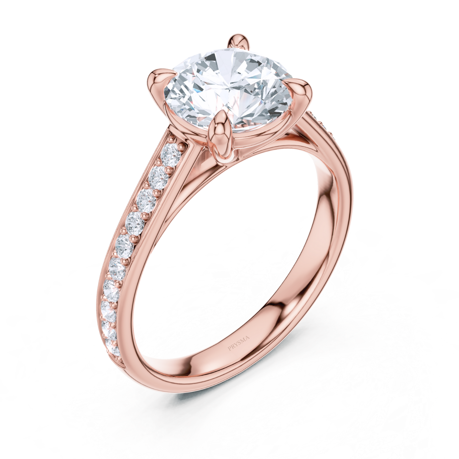 Pave-Set Diamond Ring