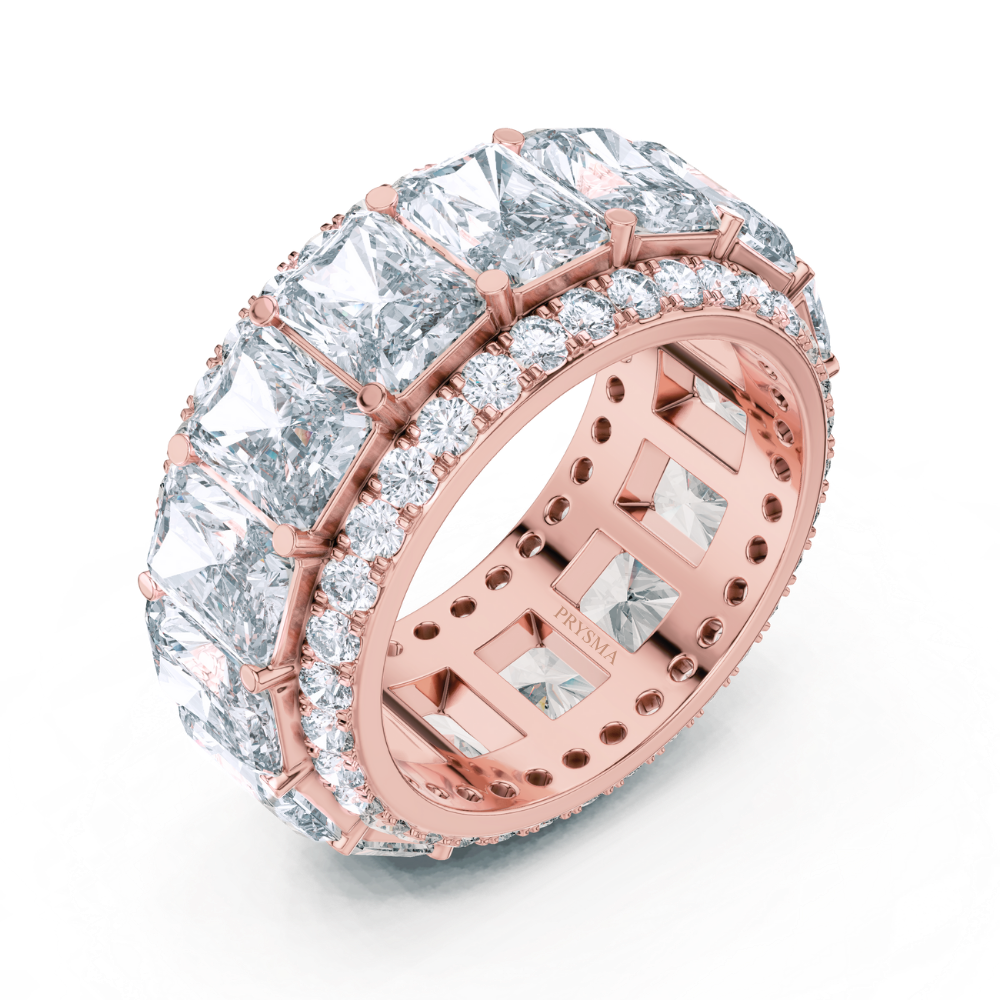 Grandeur Radiant Duo Ring