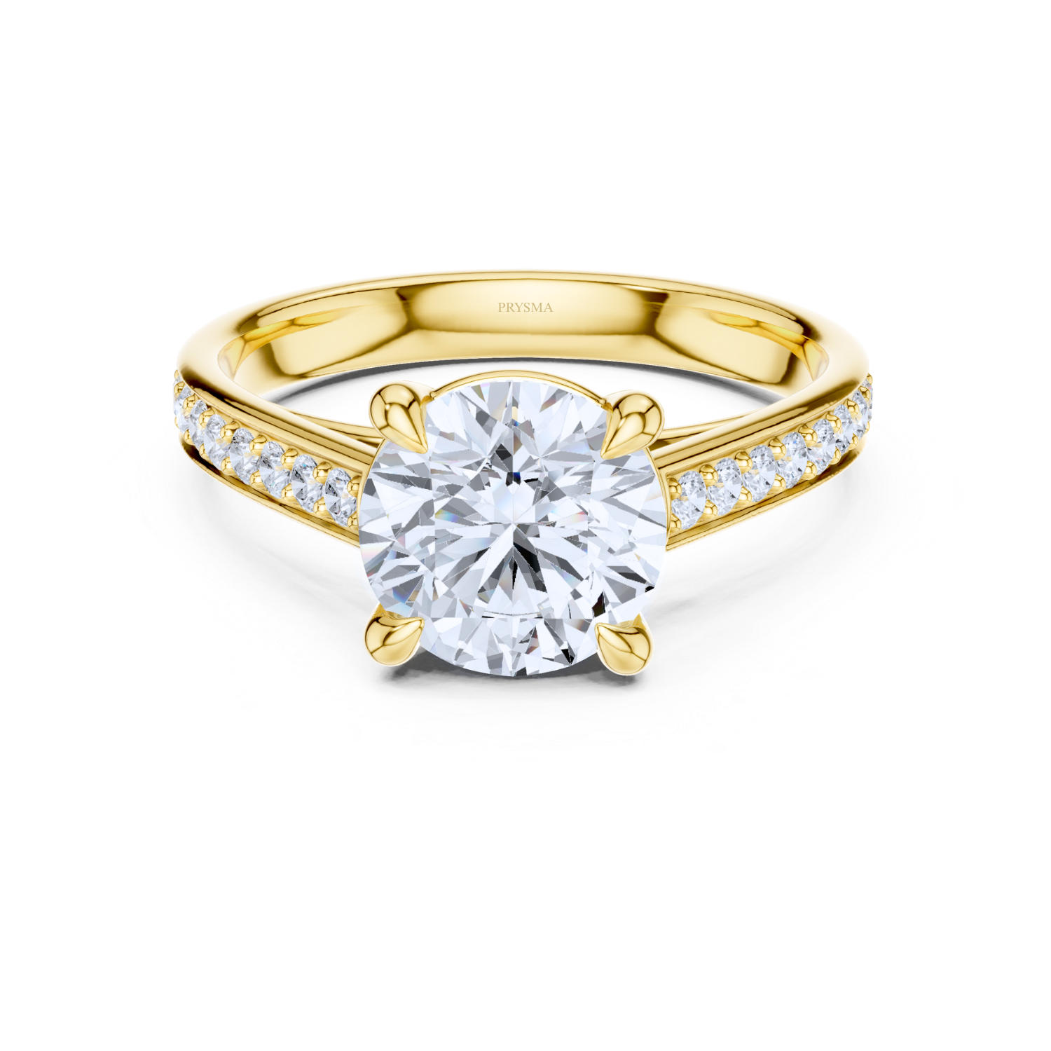 Pave-Set Diamond Ring