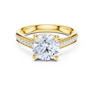 Pave-Set Diamond Ring