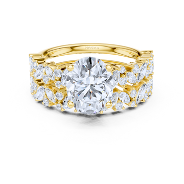 Aurora Marquise & Round Diamond Statement Ring