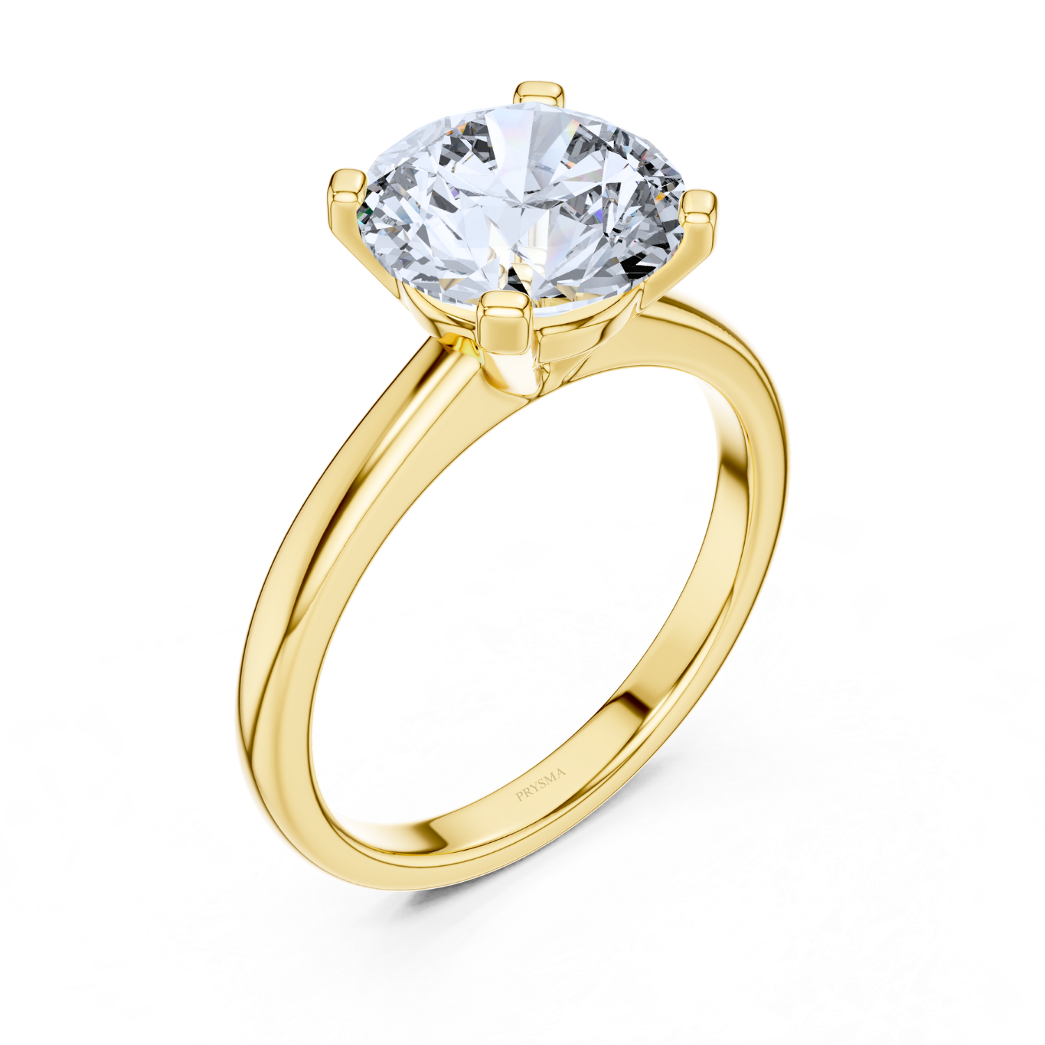 Aurora Solitaire Round Diamond Ring