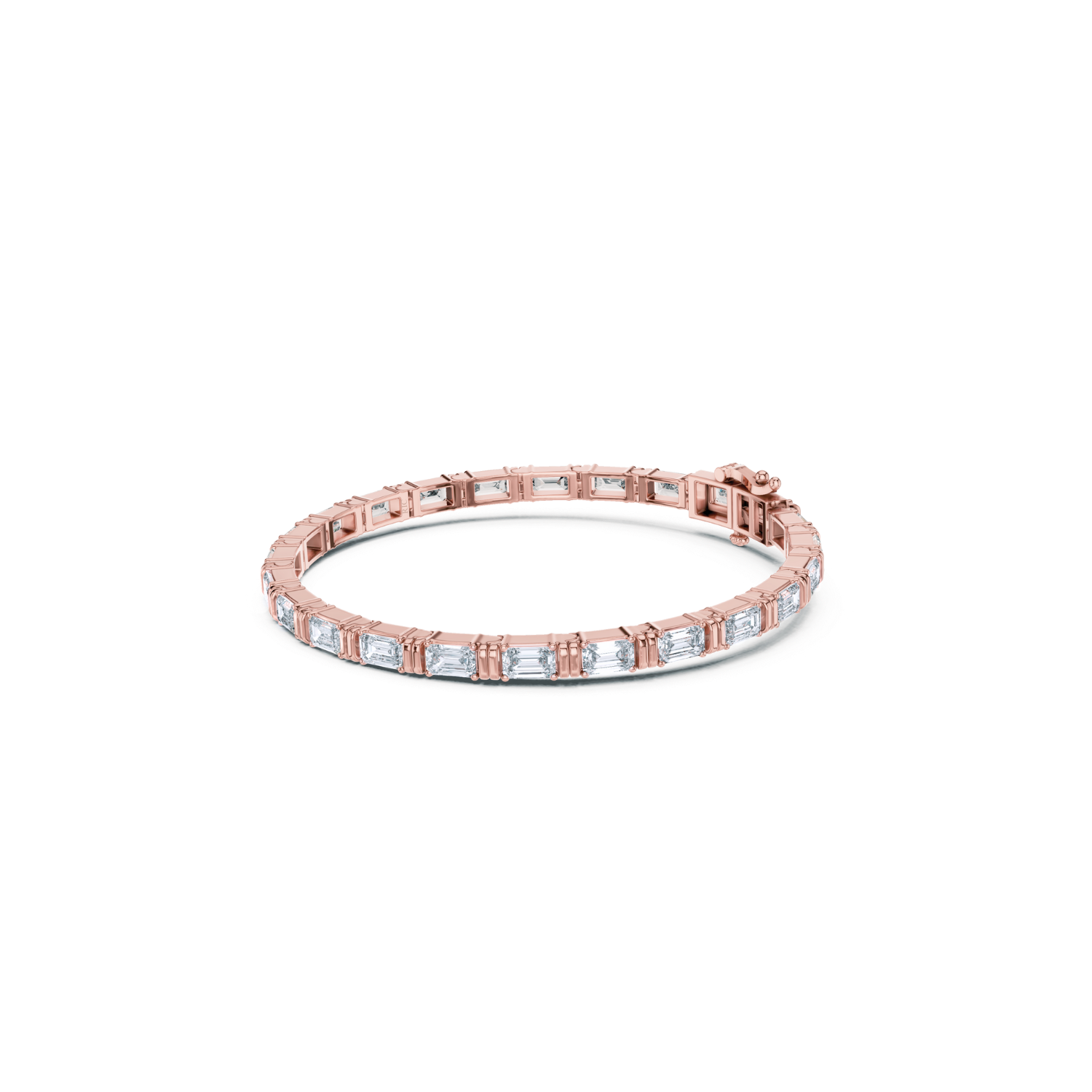 Emerald Diamond Tennis Bracelet