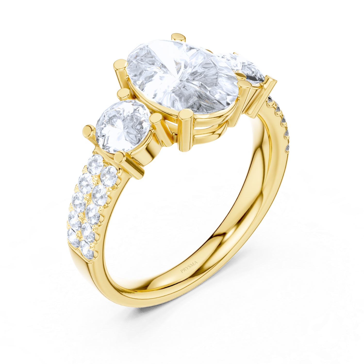 Glimmer Glow Trio Diamond Ring