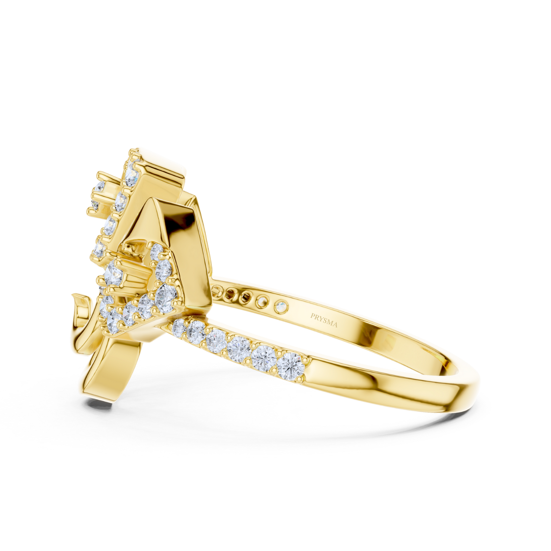 Twin Bloom Diamond Ring
