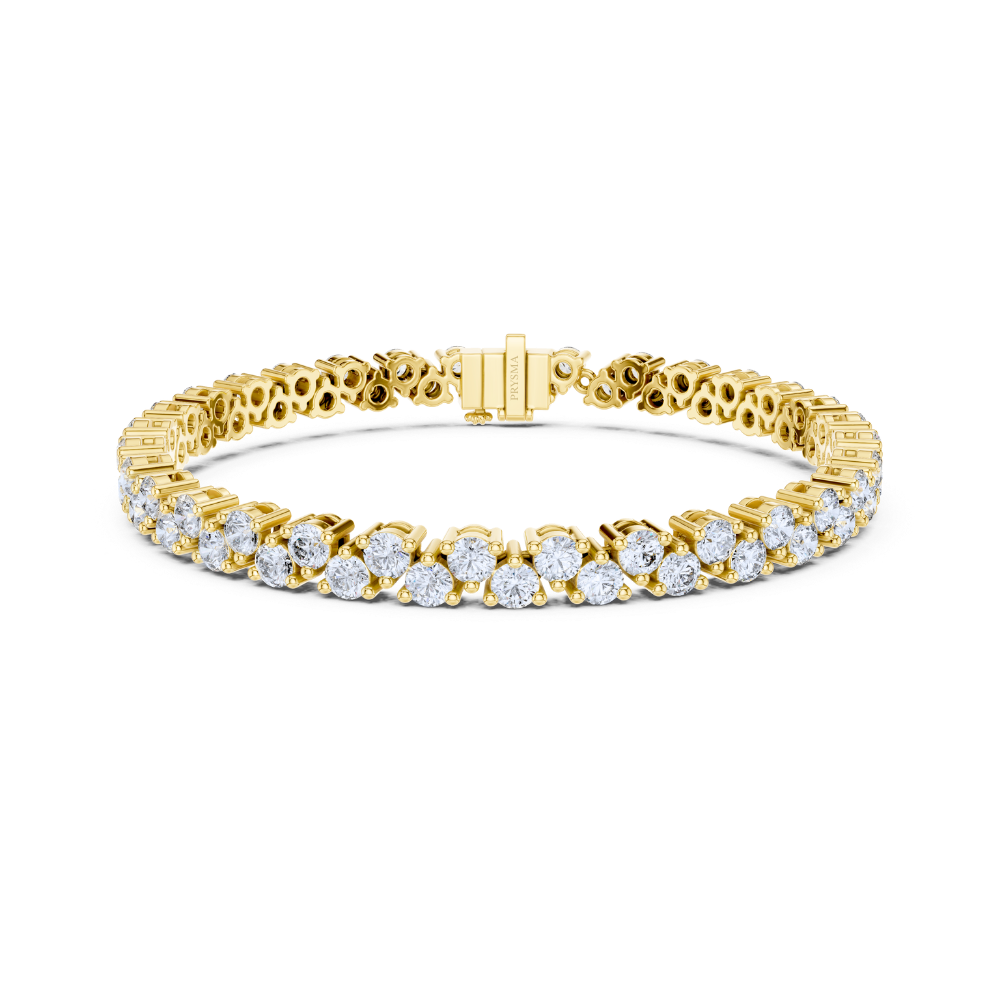 Aurora Dual-Row Diamond Tennis Bracelet