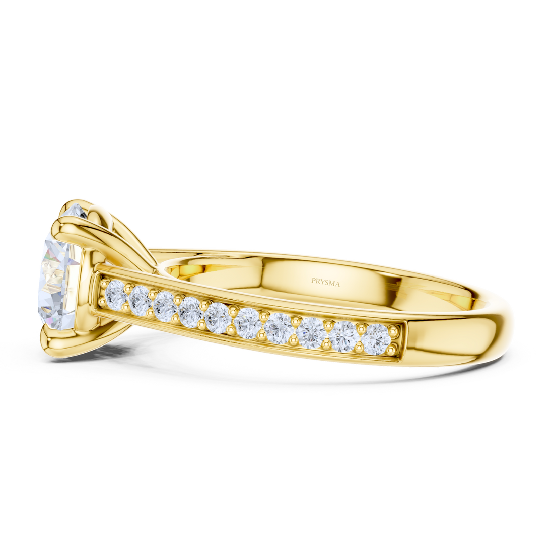 Pave-Set Diamond Ring