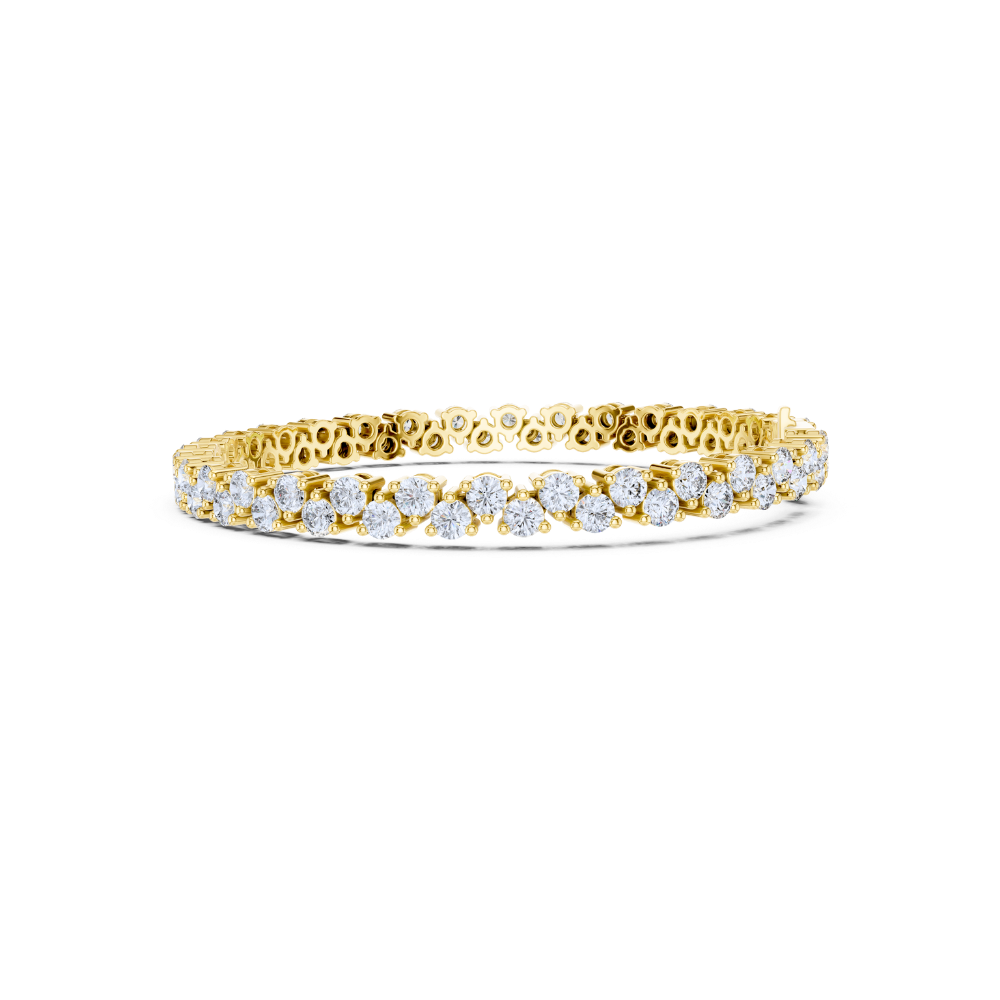 Aurora Dual-Row Diamond Tennis Bracelet