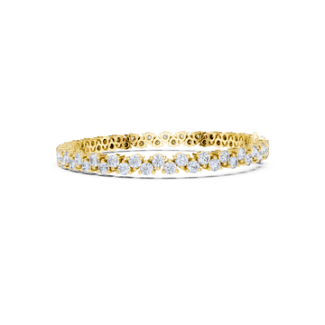 Aurora Dual-Row Diamond Tennis Bracelet