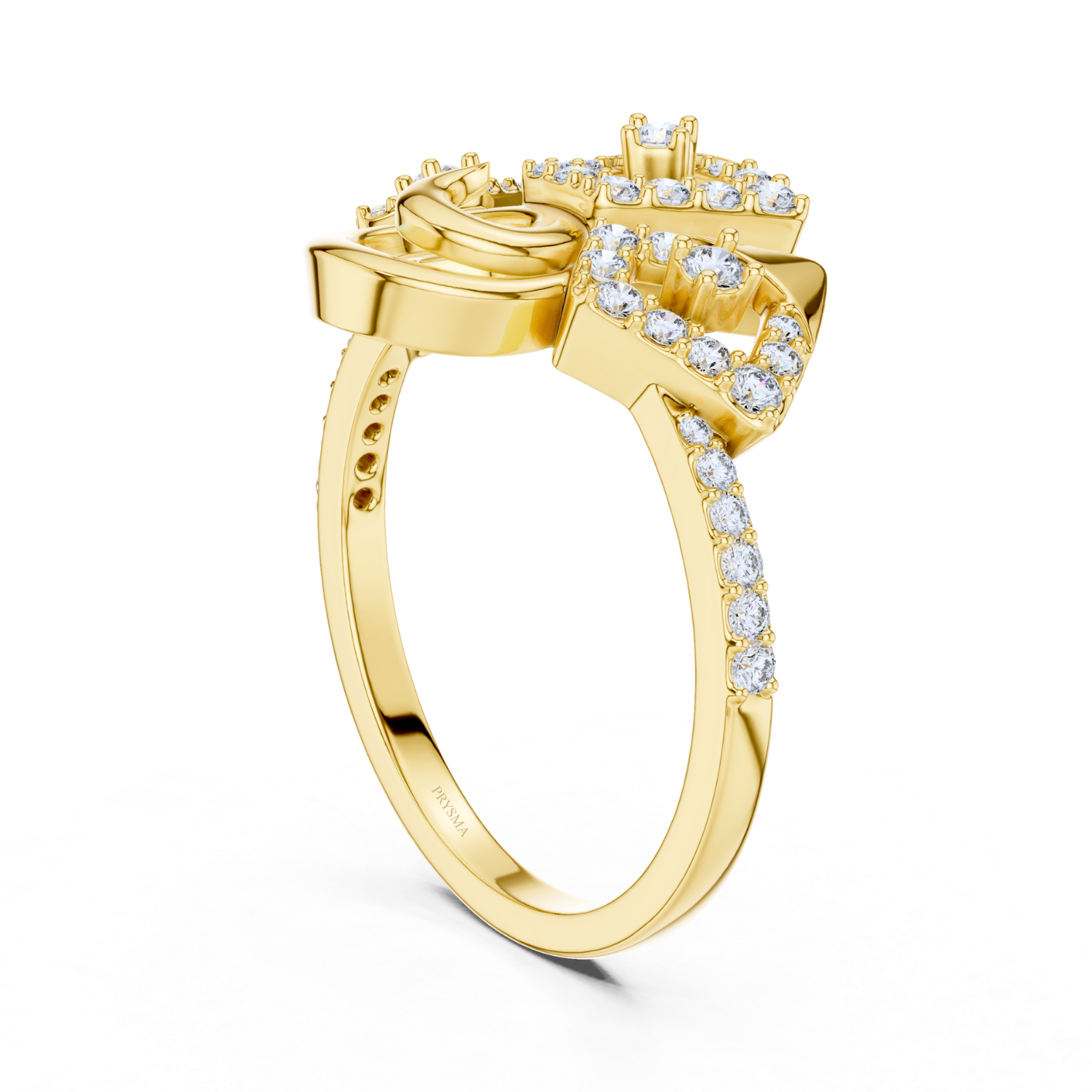 Twin Bloom Diamond Ring