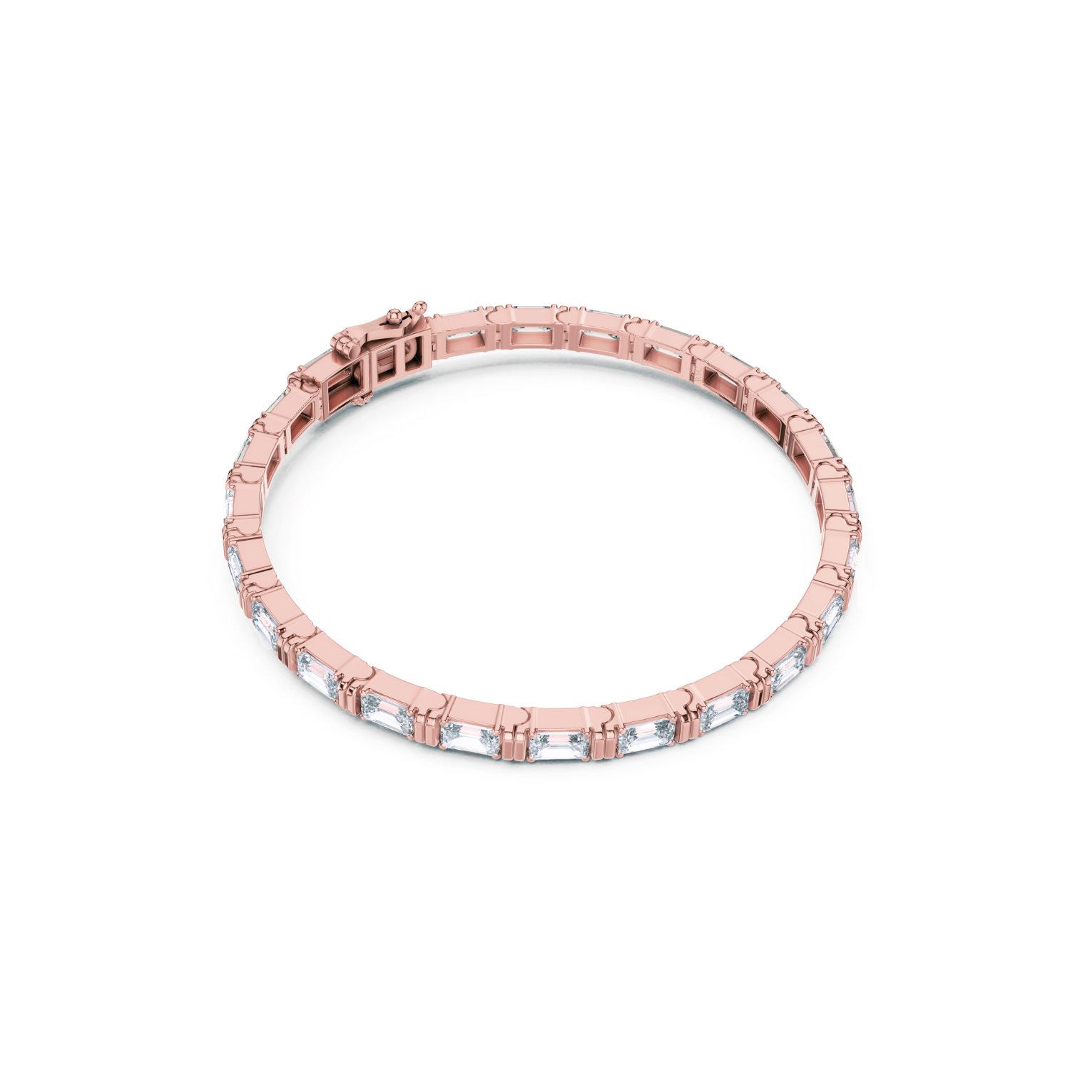 Emerald Diamond Tennis Bracelet