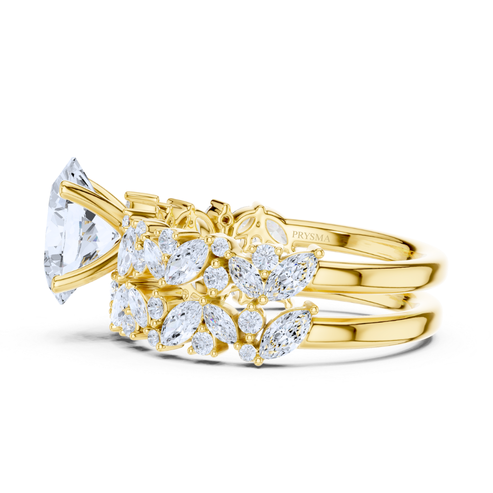 Aurora Marquise & Round Diamond Statement Ring