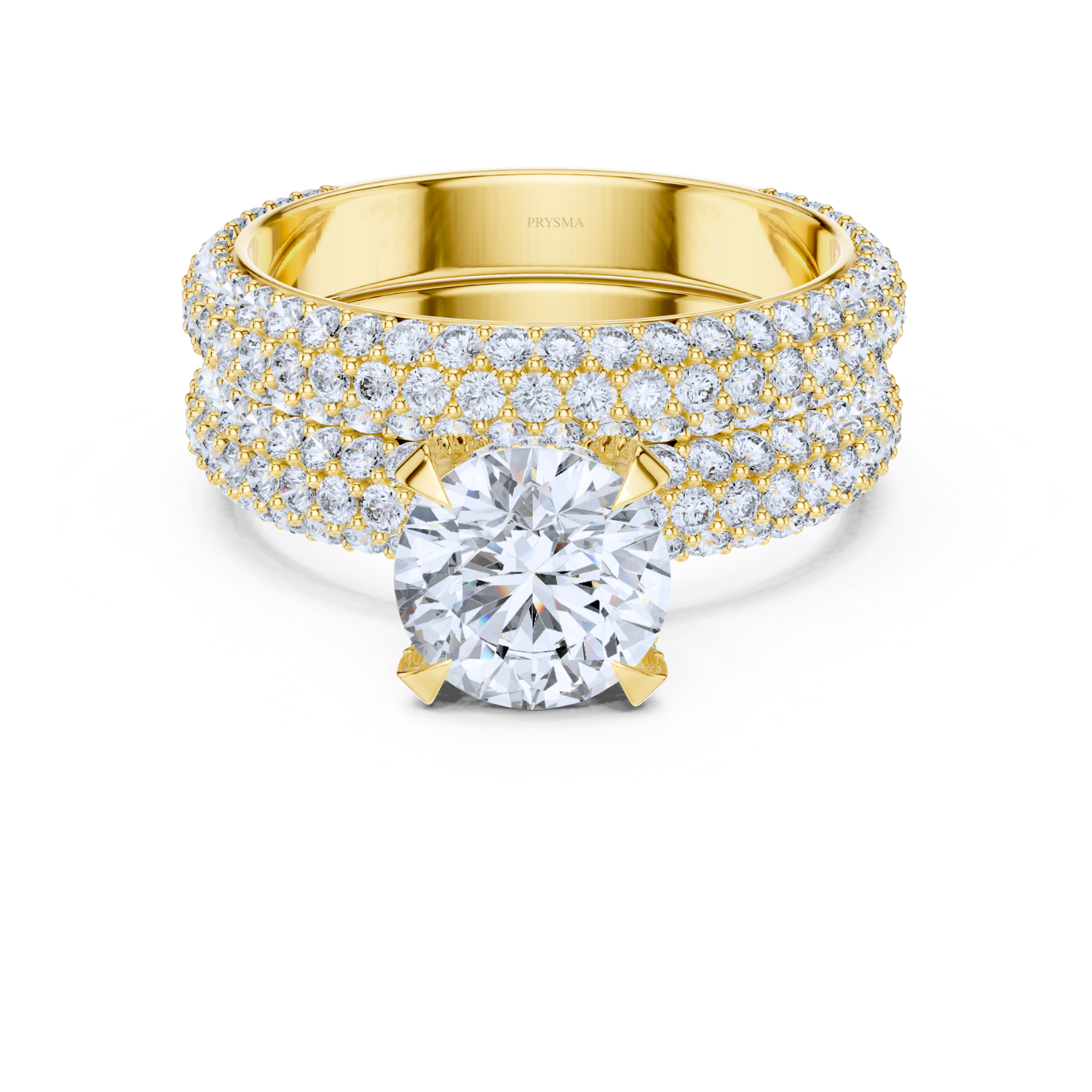 Round Center Stone 4 Prong Diamond