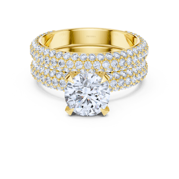 Round Center Stone 4 Prong Diamond