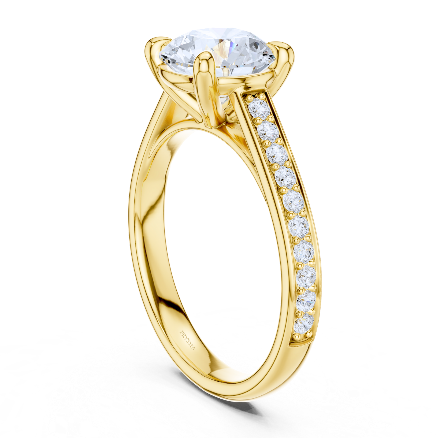 Pave-Set Diamond Ring