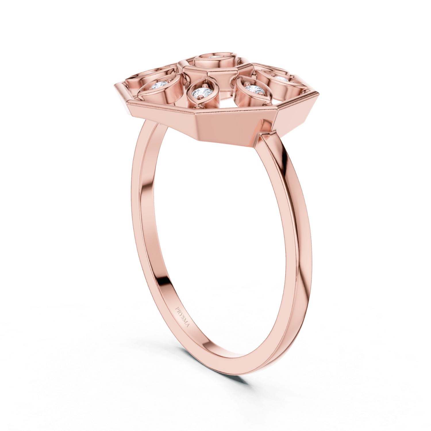 Blossom Radiant Diamond Ring