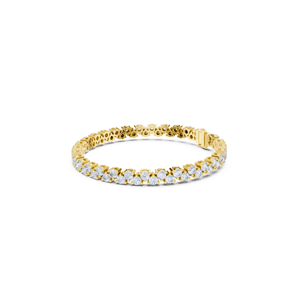 Aurora Dual-Row Diamond Tennis Bracelet