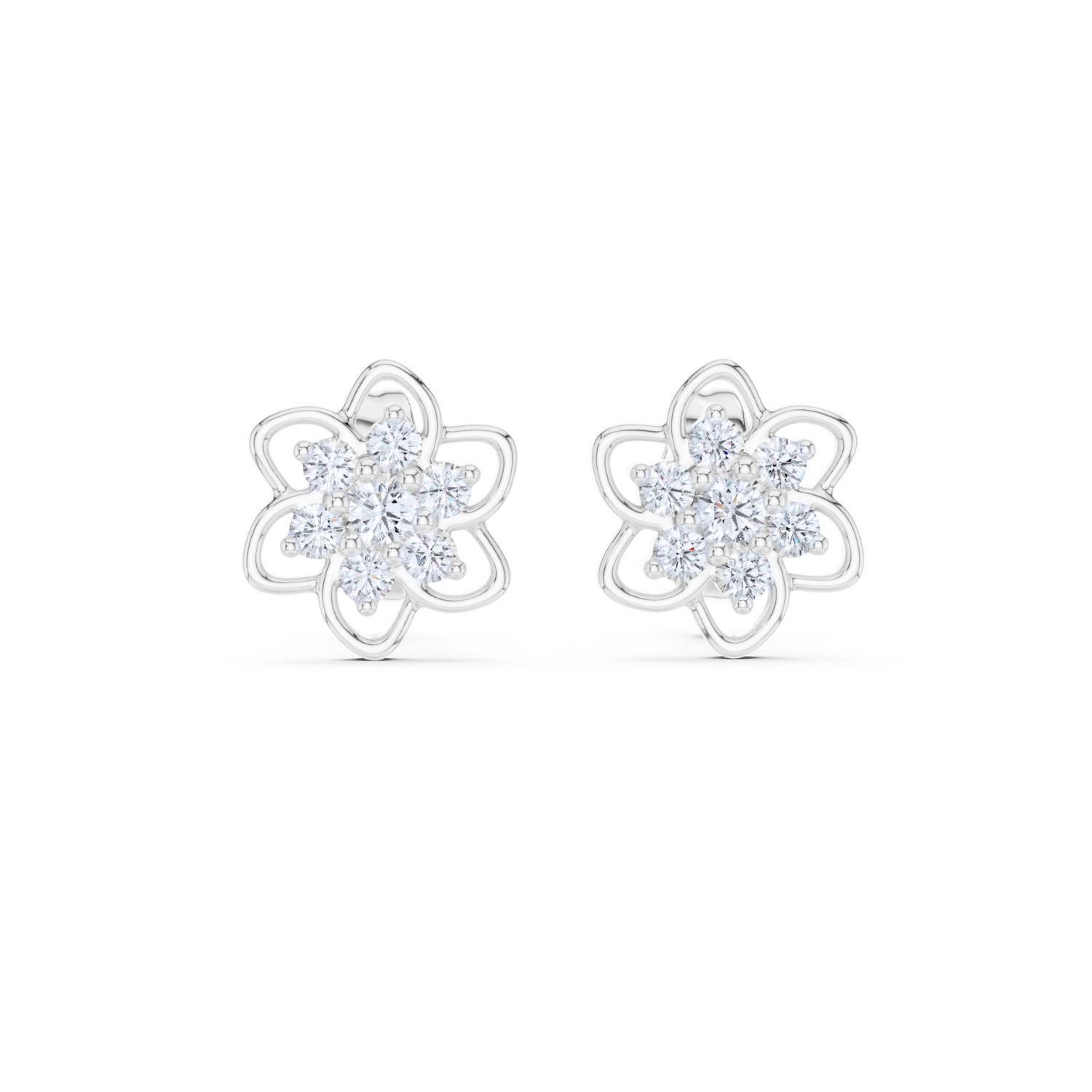 Blossom Brilliance Diamond Earrings