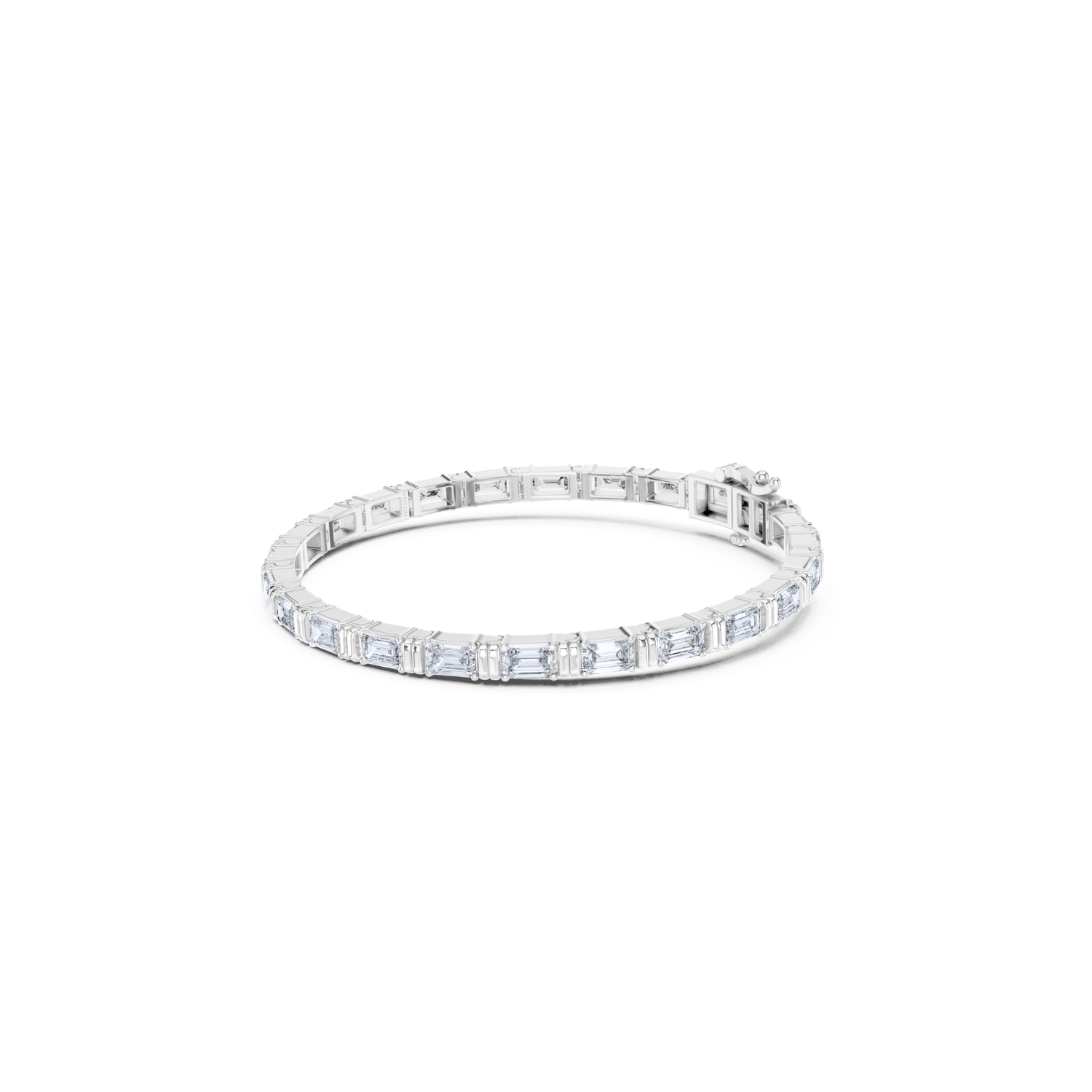 Emerald Diamond Tennis Bracelet
