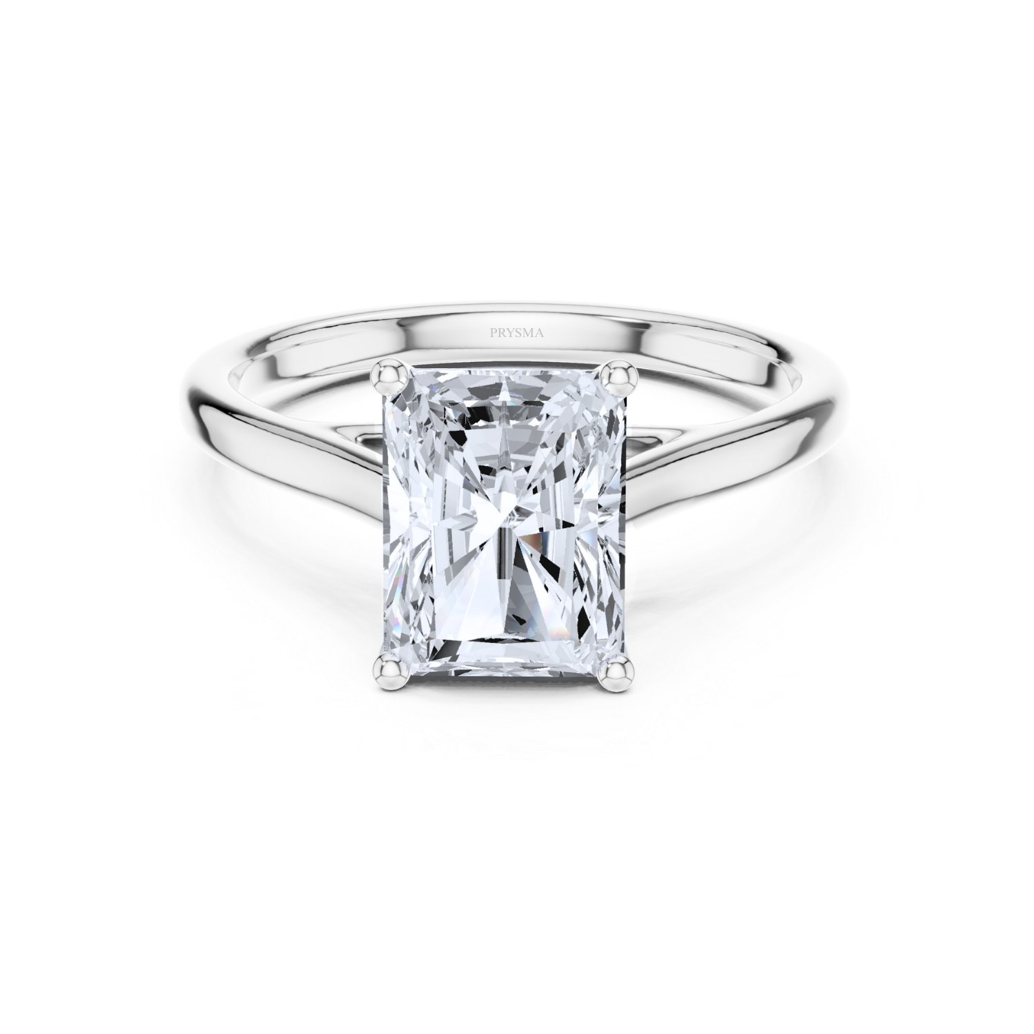 Luxe Radiant Cut Solitaire Ring