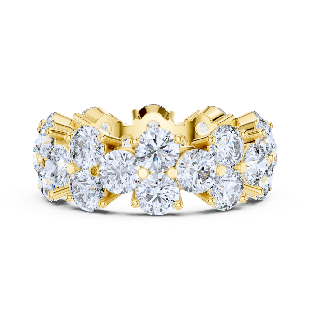 Celestial Cluster Eternity Ring