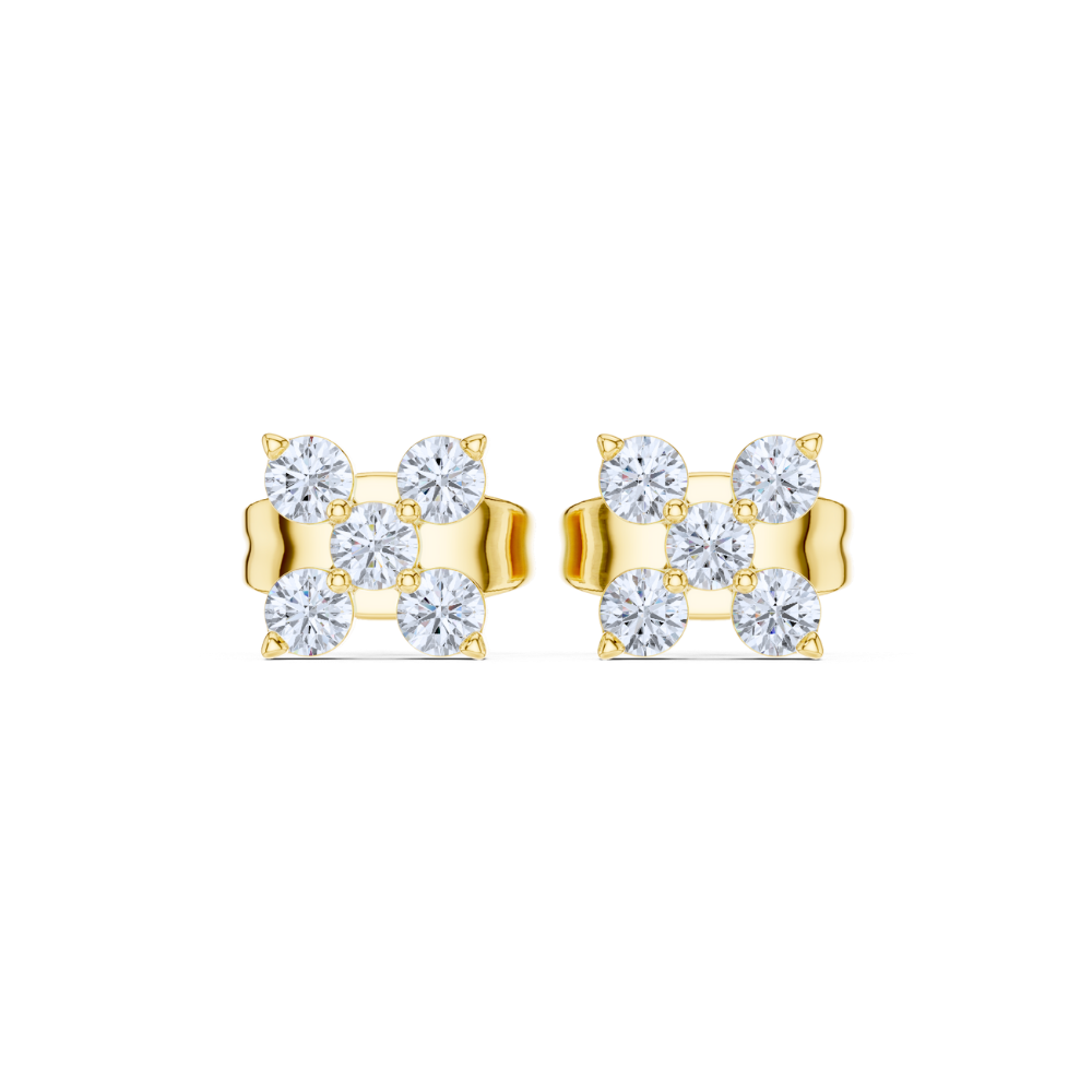 Classic Quad Sparkle Studs