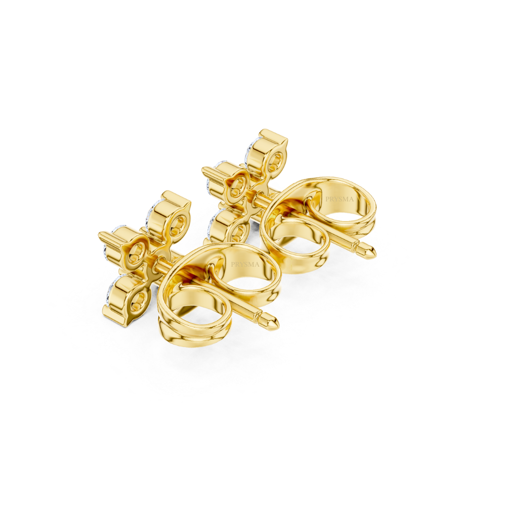 Classic Quad Sparkle Studs