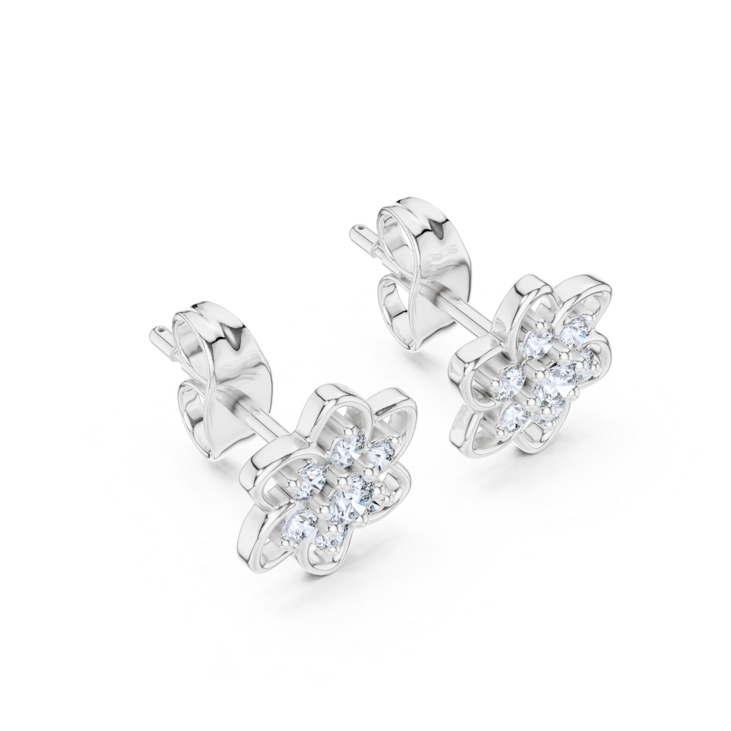 Blossom Brilliance Diamond Earrings