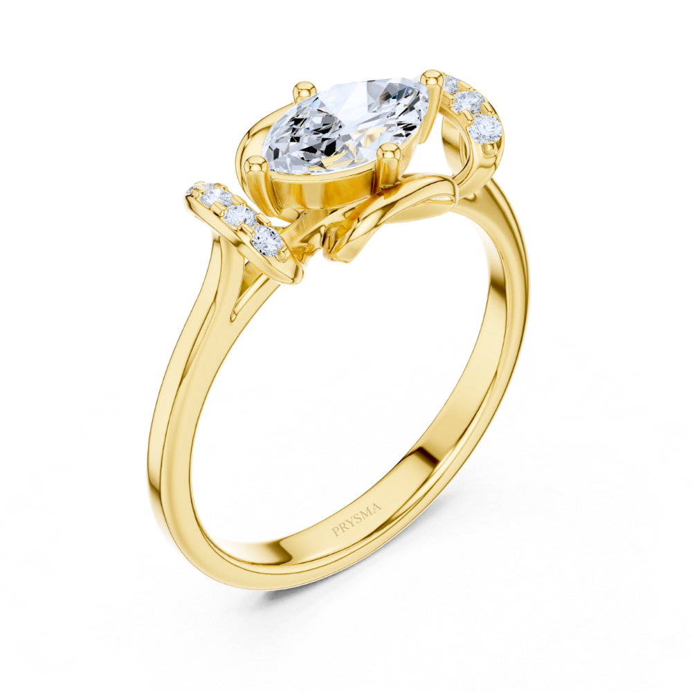 Marquise Radiance Embrace Ring