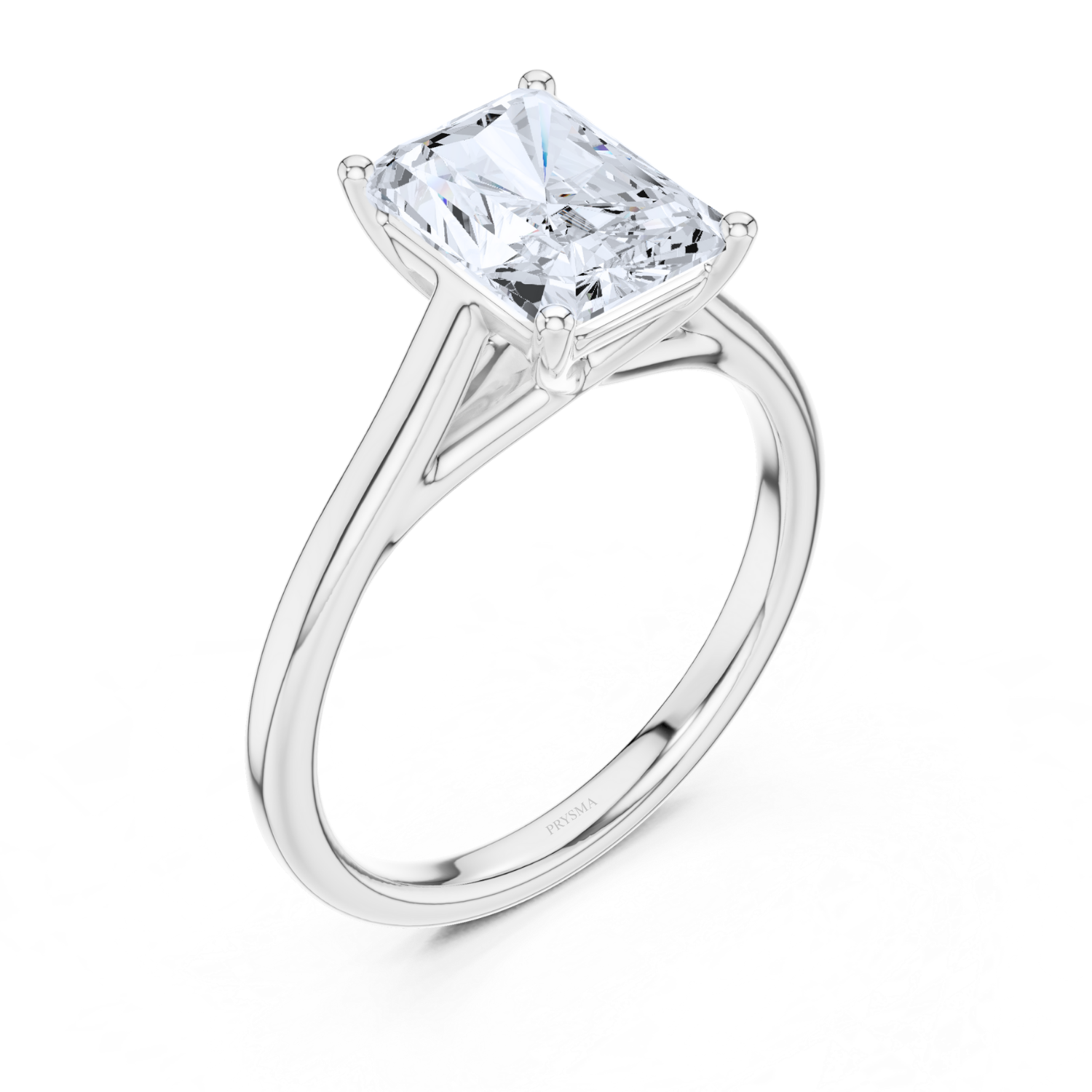 Luxe Radiant Cut Solitaire Ring