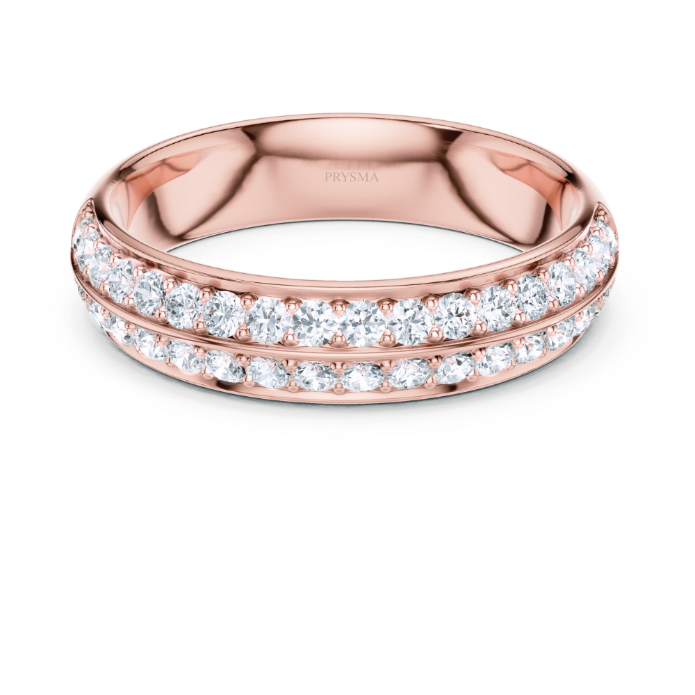 Luxe Double Row Eternity Ring