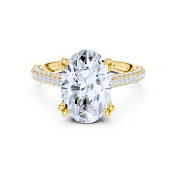 Oval Splendour Pavé Ring