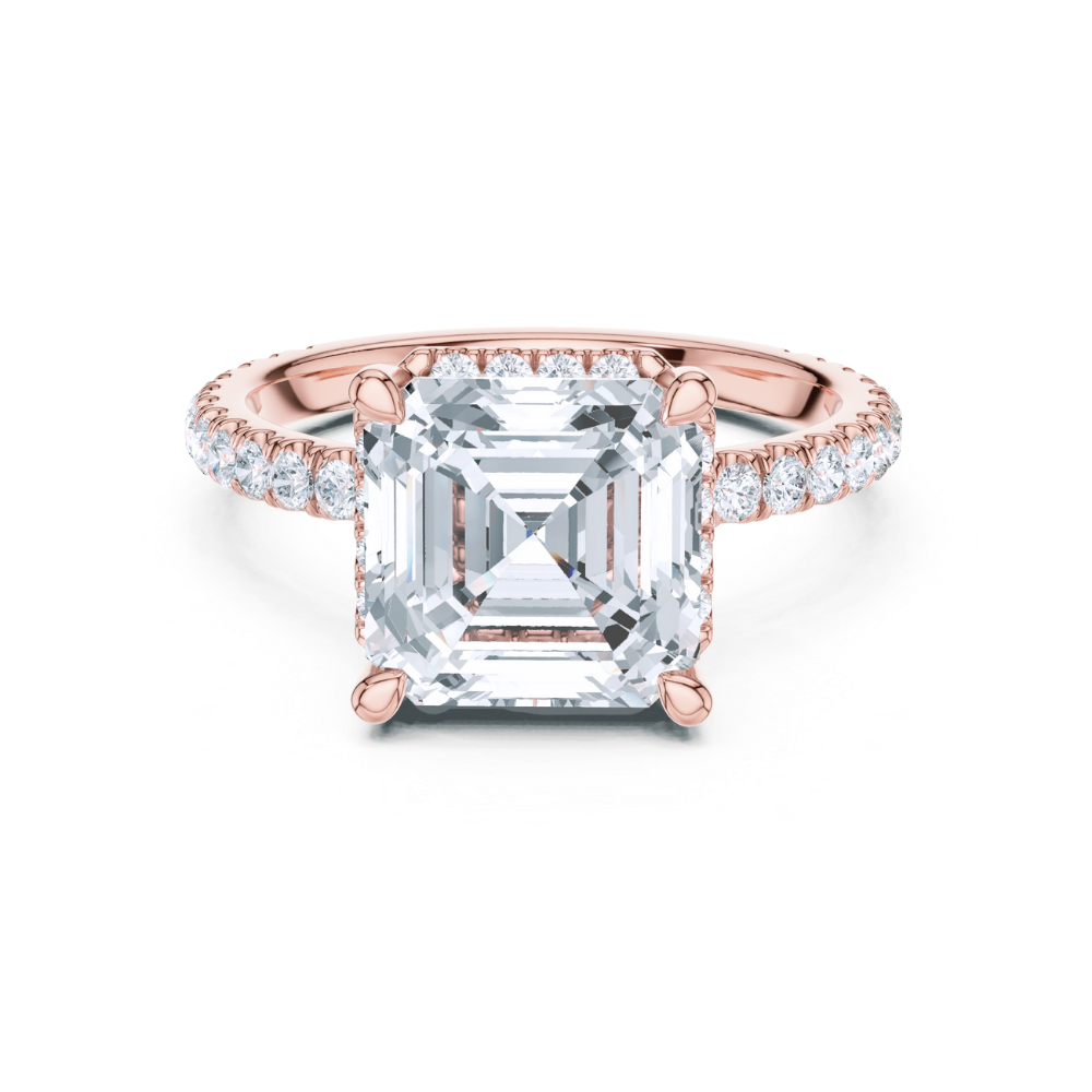 Majestic Radiance Asscher-Cut Ring