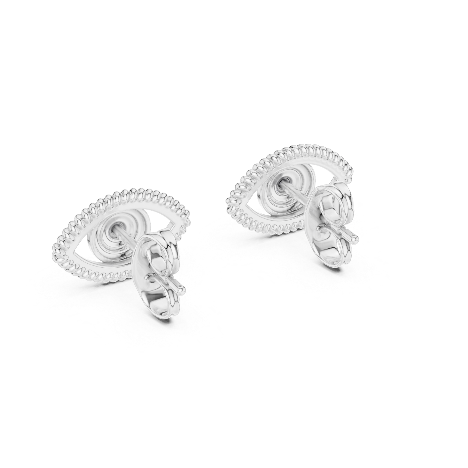 Evil Eye Protection Stud Earrings