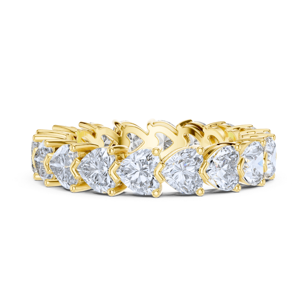 Heartlink Radiant Eternity Ring