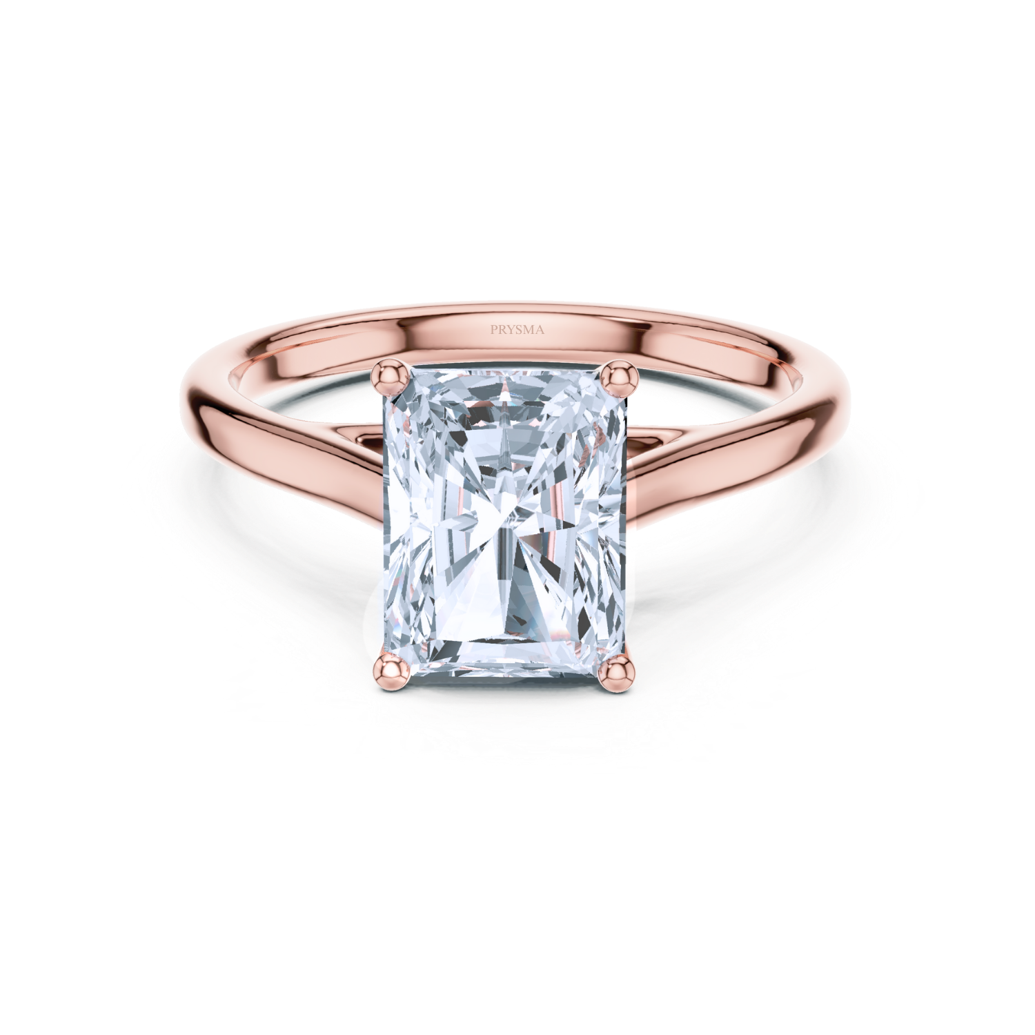Luxe Radiant Cut Solitaire Ring