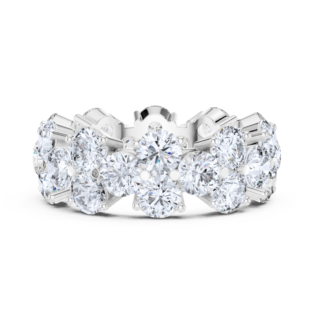 Celestial Cluster Eternity Ring