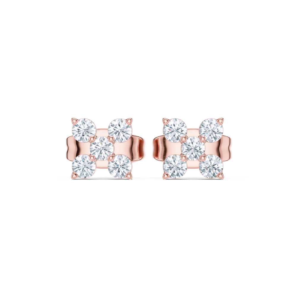 Classic Quad Sparkle Studs