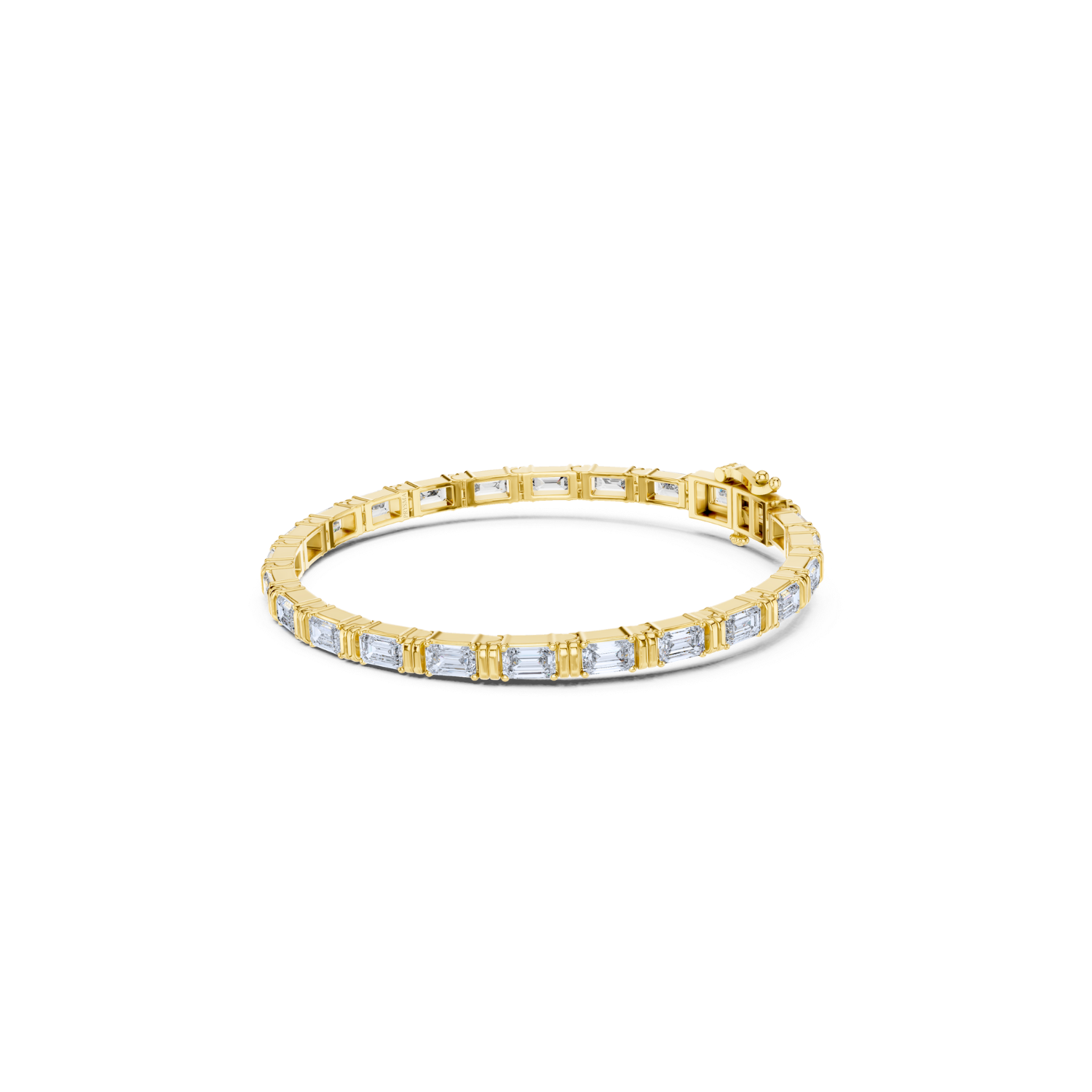 Emerald Diamond Tennis Bracelet