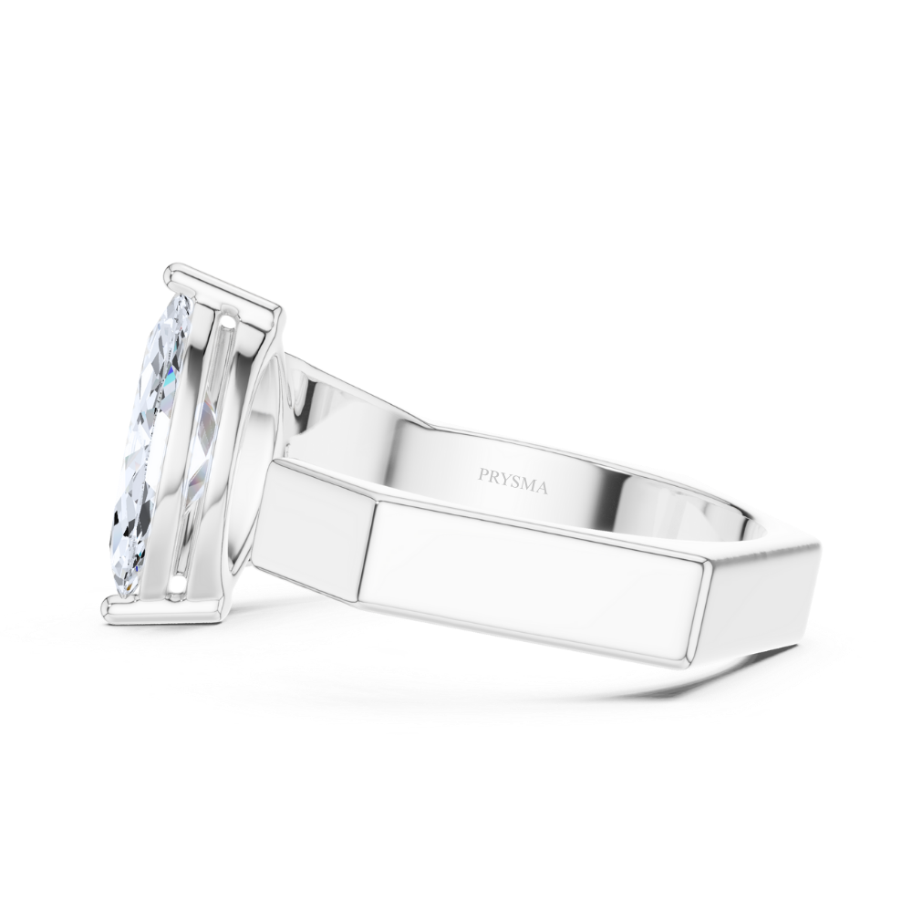 Marquise Axis Solitaire Ring