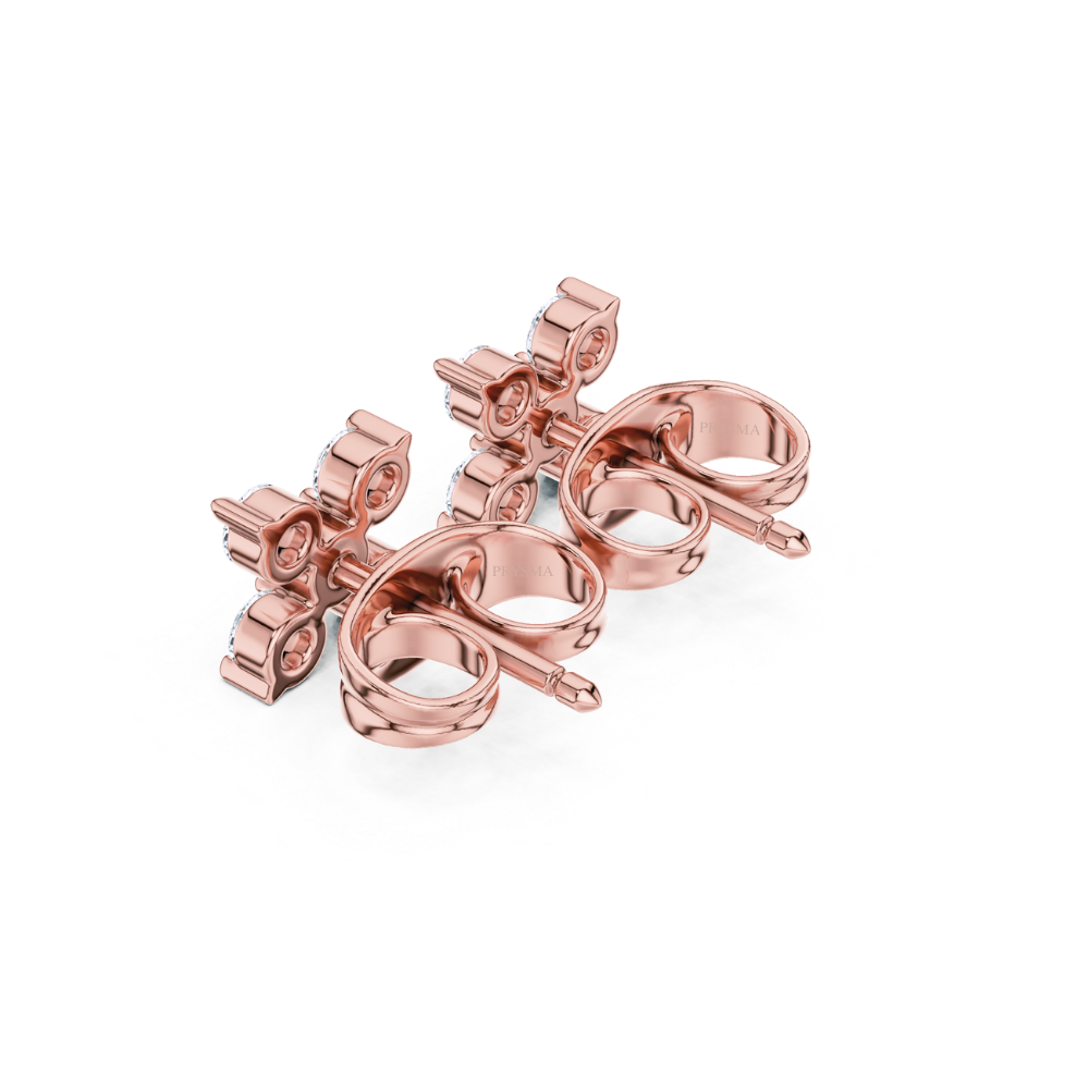 Classic Quad Sparkle Studs