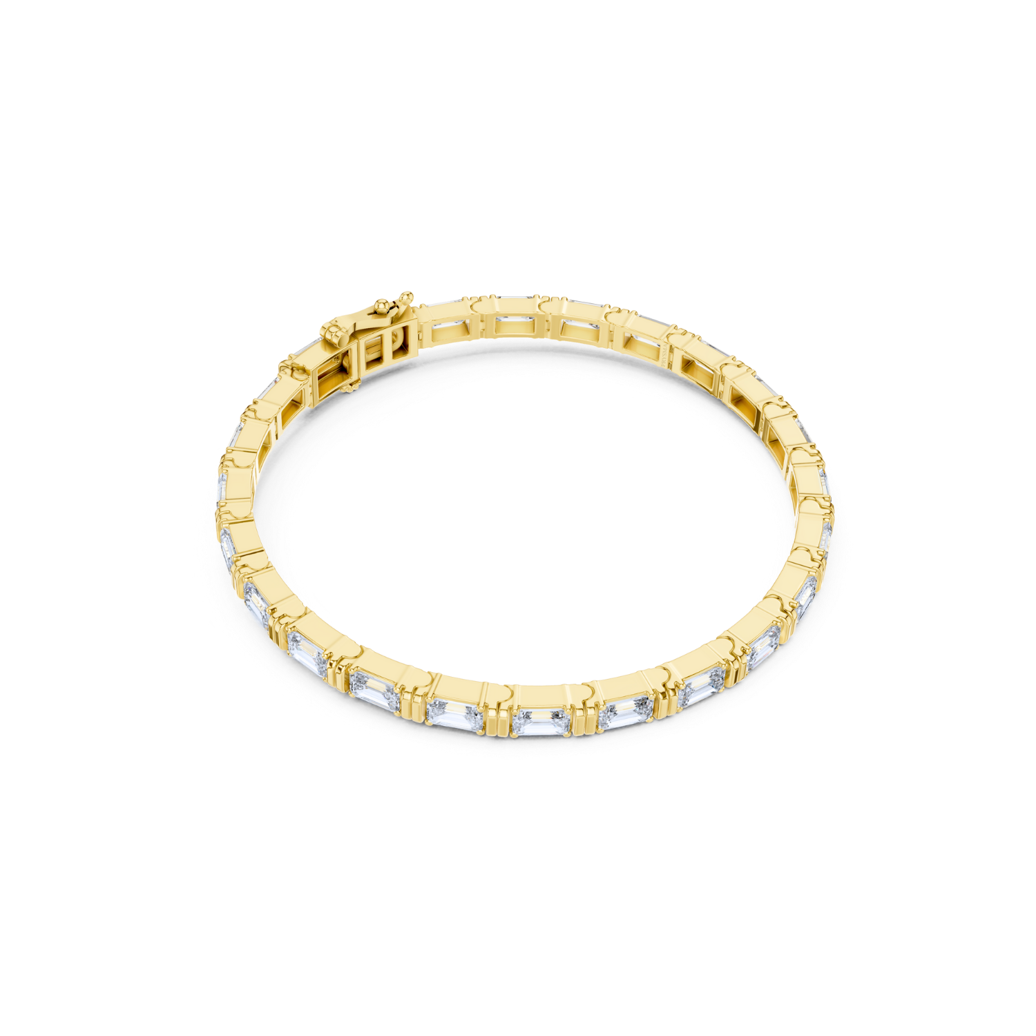 Emerald Diamond Tennis Bracelet
