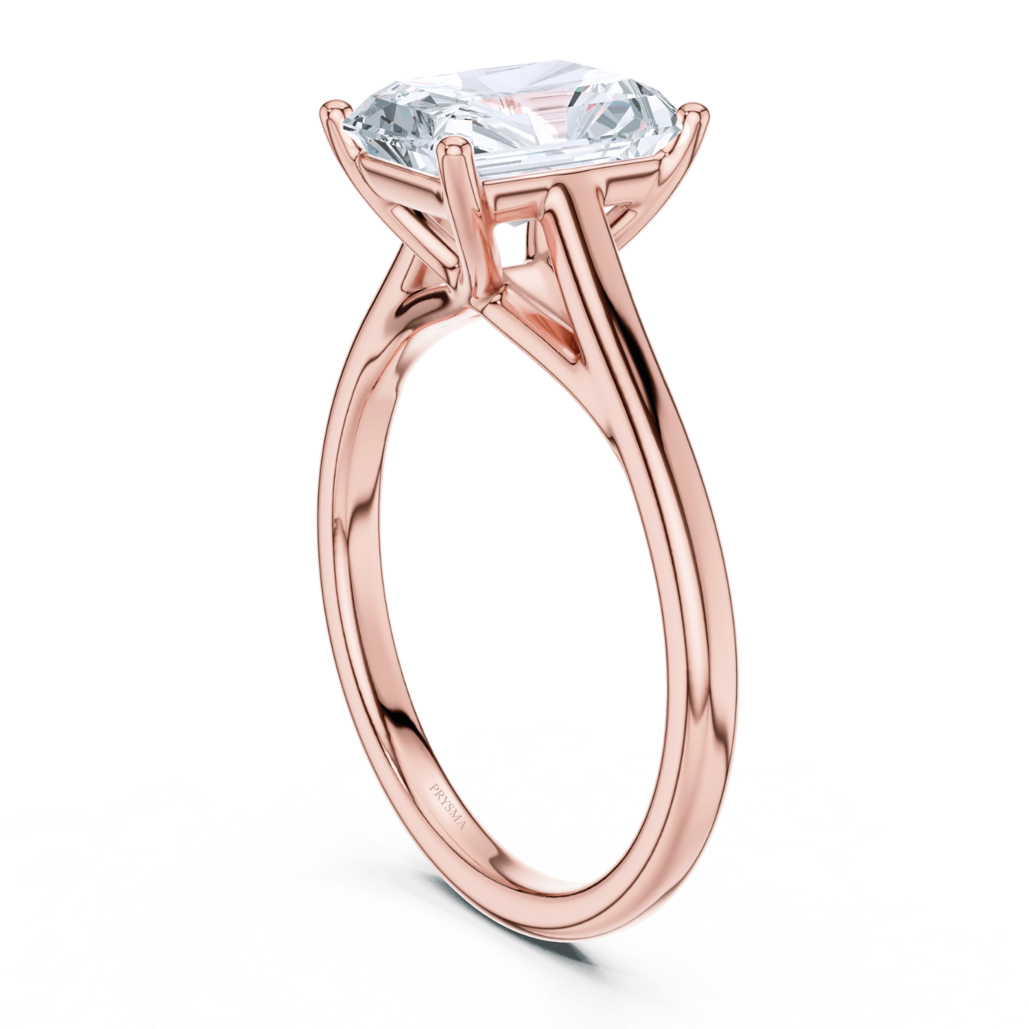Luxe Radiant Cut Solitaire Ring