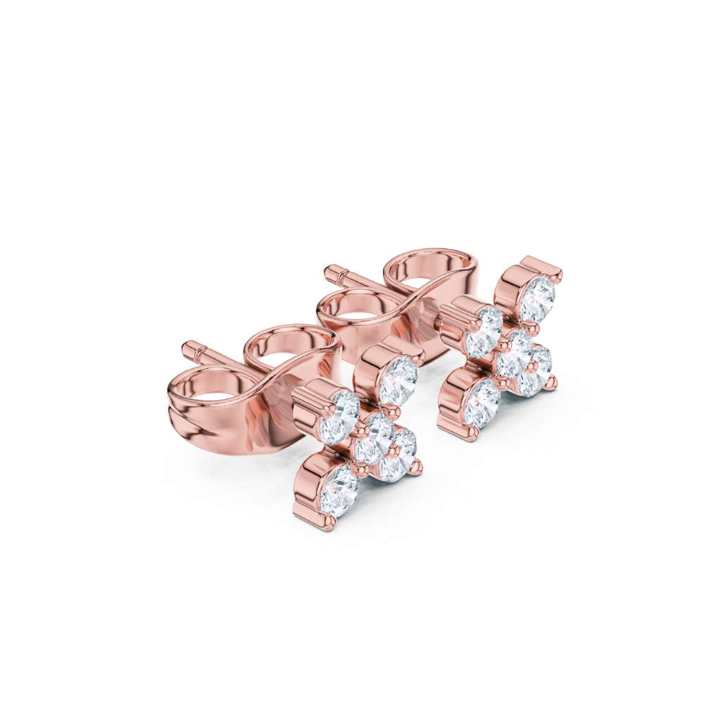 Classic Quad Sparkle Studs